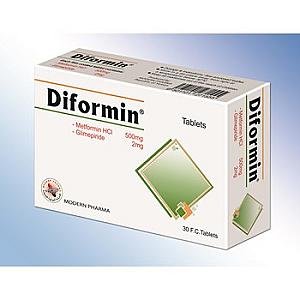 دايفورمين 500/2 اقراص - الدوائية
