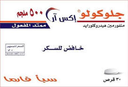 جلوكولو 500مجم اقراص -سبافارما